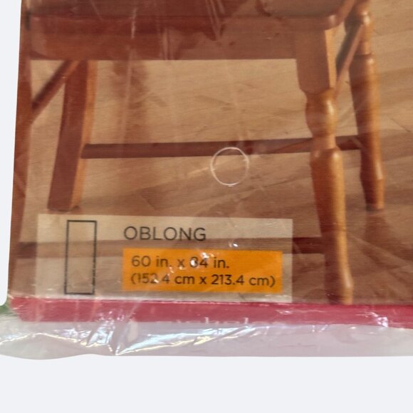 St. Nicholas Square Christmas Traditions Tablecloth 60"X 84" Oblong Poinsettia H - Picture 8 of 8